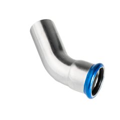 Nerezový oblouk PREX 45° se zásuvným koncem 18