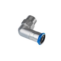 Nerezové koleno PREX 90°adaptér s vnějším závitem 35xR1 1/4